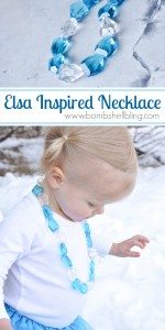 Make your little princess an Elsa Frozen Inspired Necklace with this simple tutorial!