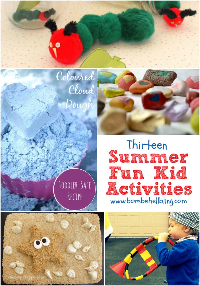 13 Summer Fun Kid Crafts & Activities