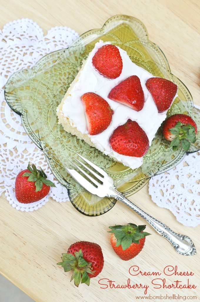 Cream Cheese Strawberry Shortcake