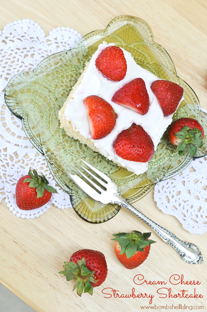 Cream Cheese Strawberry Shortcake