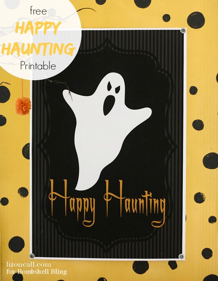 Happy Haunting Halloween Printable
