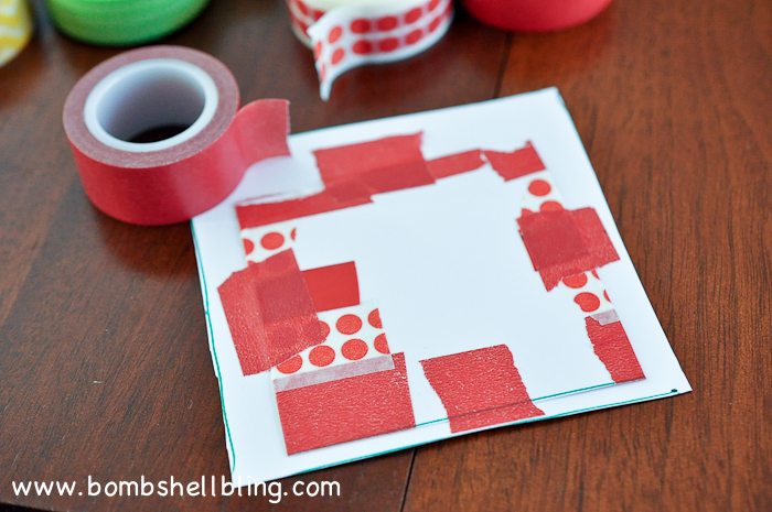 Washi Tape Apple Art-4