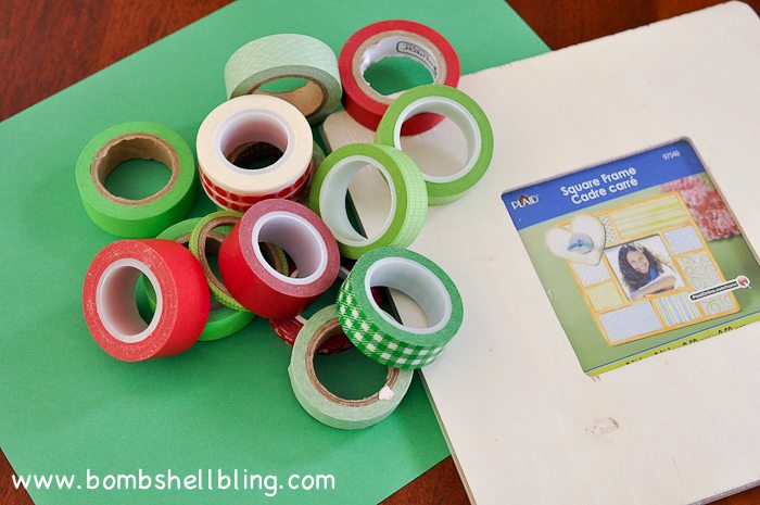 Washi Tape Apple Art