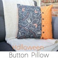 Halloween Button Pillows