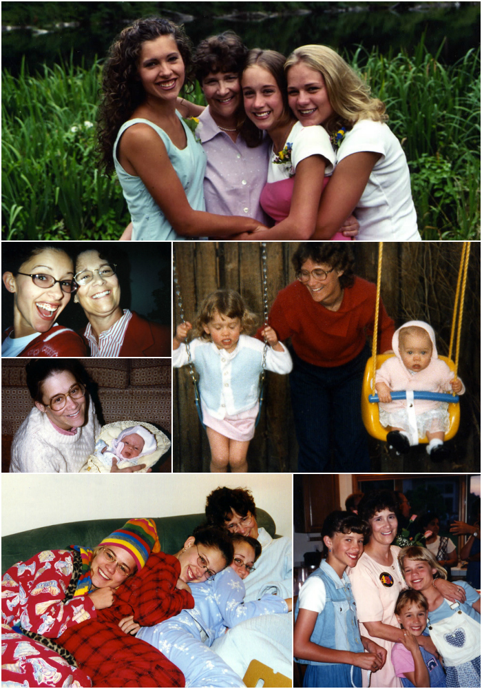 Mom with her girls