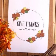 Give Thanks Thanksgiving Printable