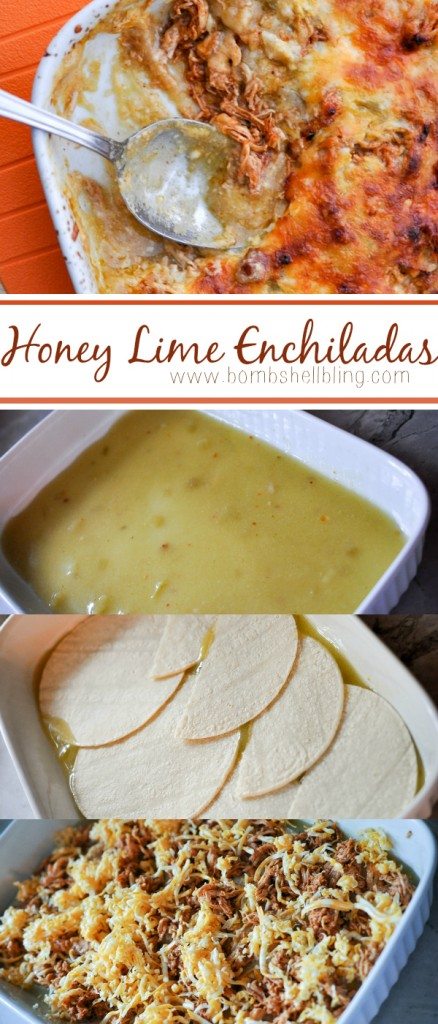 Honey Lime Enchilada Recipe - SO easy and SOO delicious!! A recipe that will please the whole family!