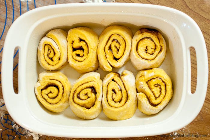 This recipe for pumpkin cinnamon rolls is AMAZING!