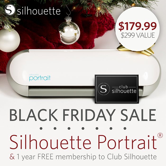 Black Friday Sale Silhouette Portrait