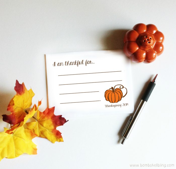 FREE Thanksgiving Printable Cards