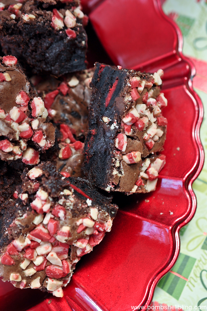 Peppermint Oreo Surprise Brownies-2