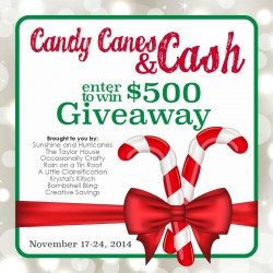Candy Canes & Cash Giveaway – Win $500 CASH!