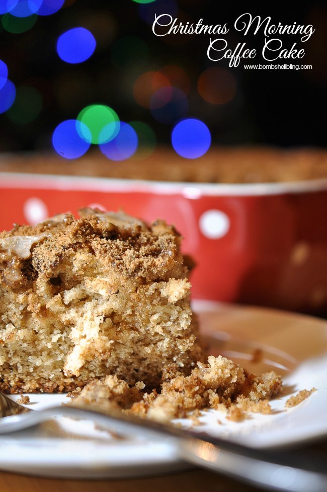 The best overnight coffee cake EVER!!  Perfect for Christmas morning or birthdays!