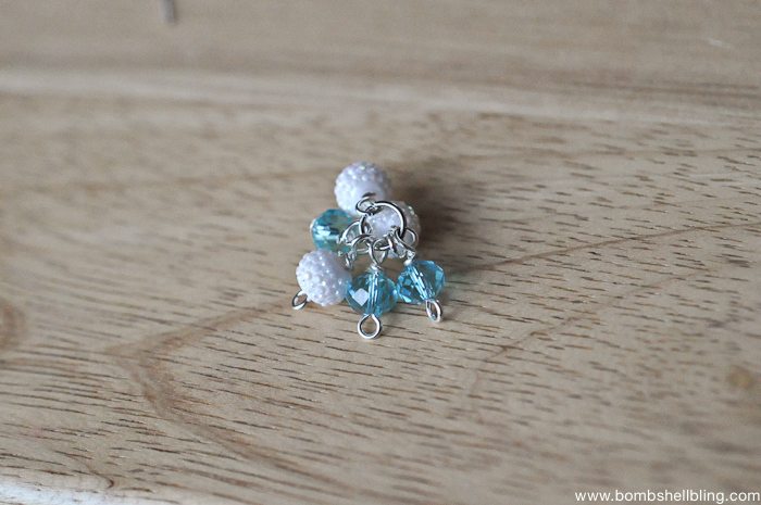 Frozen Inspired Dangle Cluster Earrings-8