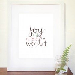 Joy to the World FREE Printable