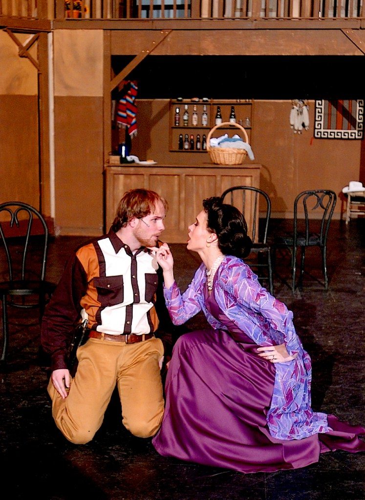 Irene knows how to get her man!  Irene and Lank in Crazy for You in Logan, UT.