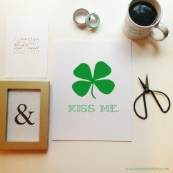 KISS ME Printable