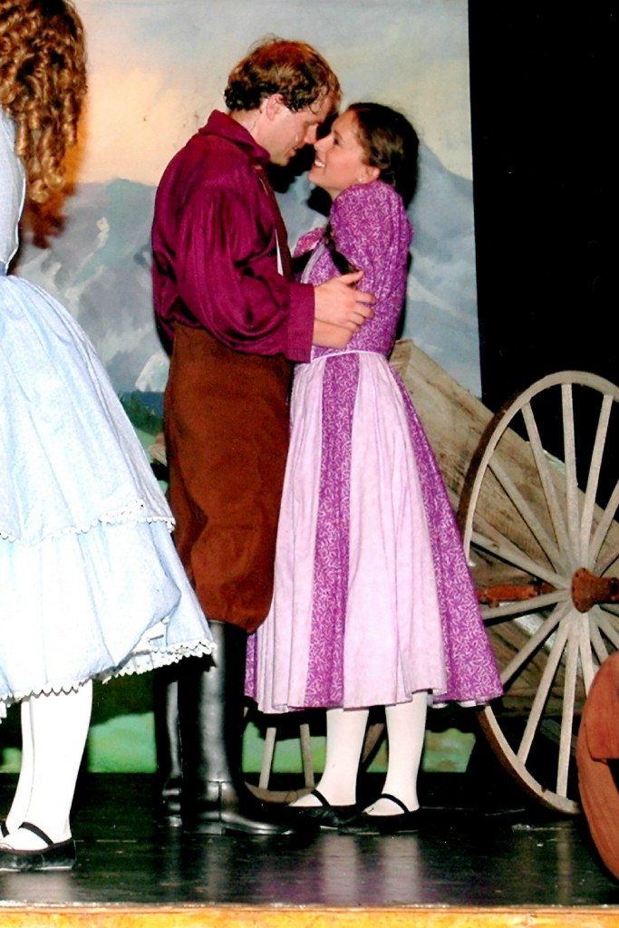 Benjamin and Dorcas in Seven Brides for Seven Brothers at Pickleville Playhouse in Bear Lake, UT.
