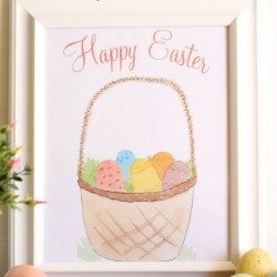 Easter Watercolor Printable