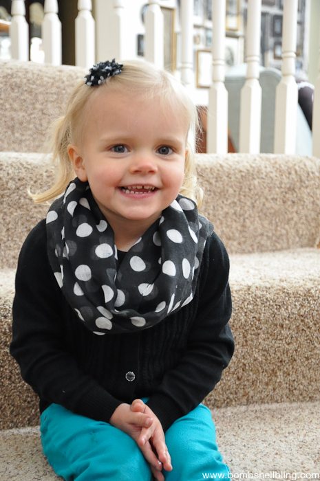How to Sew a Toddler Infinity Scarf-7