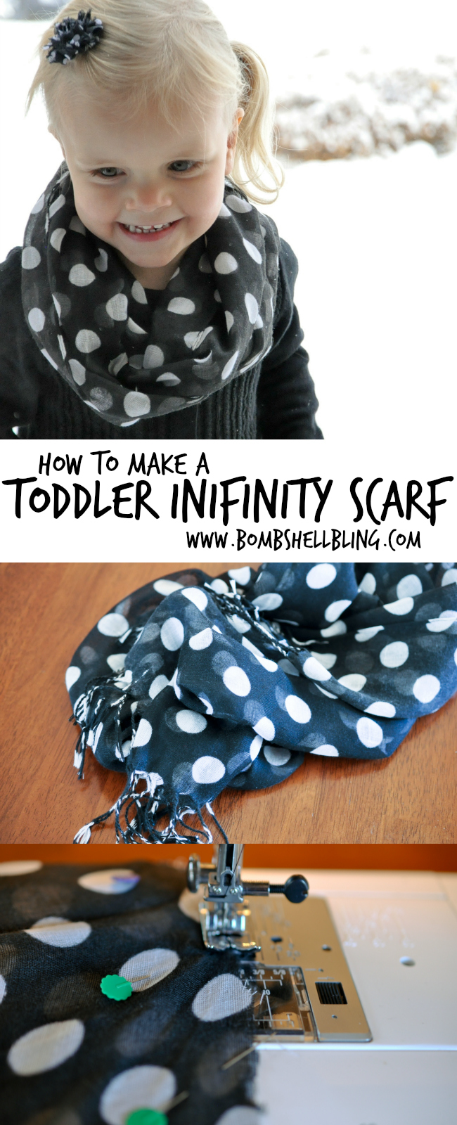 Five Minute Toddler Infinity Scarf Hack