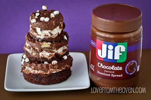 JIF-Chocolate-Hazelnut-Spread-Smores-Crunch-Brownies-by-Love-From-The-Oven-2-11-510x340