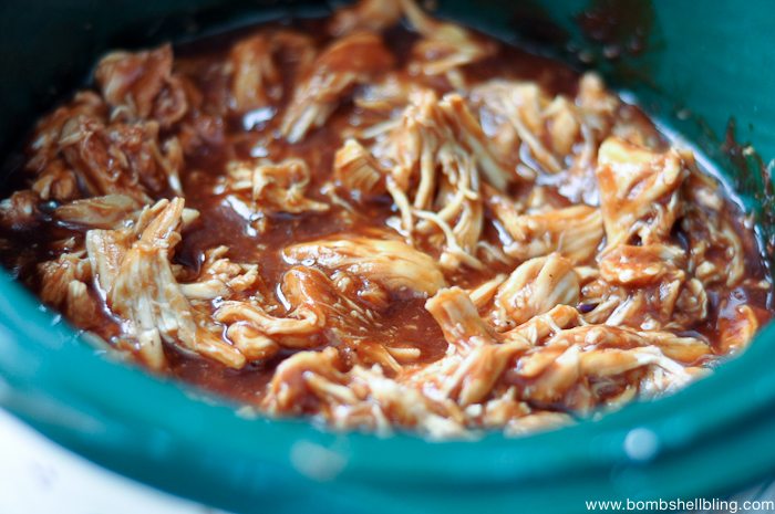 Shredded Barbeque Chicken Sandwiches-4