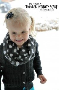 Toddler Infinity Scarf Sewing Tutorial