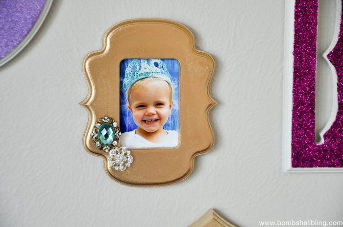 Adding texture to a frame with embellishments is sure to make it pop!