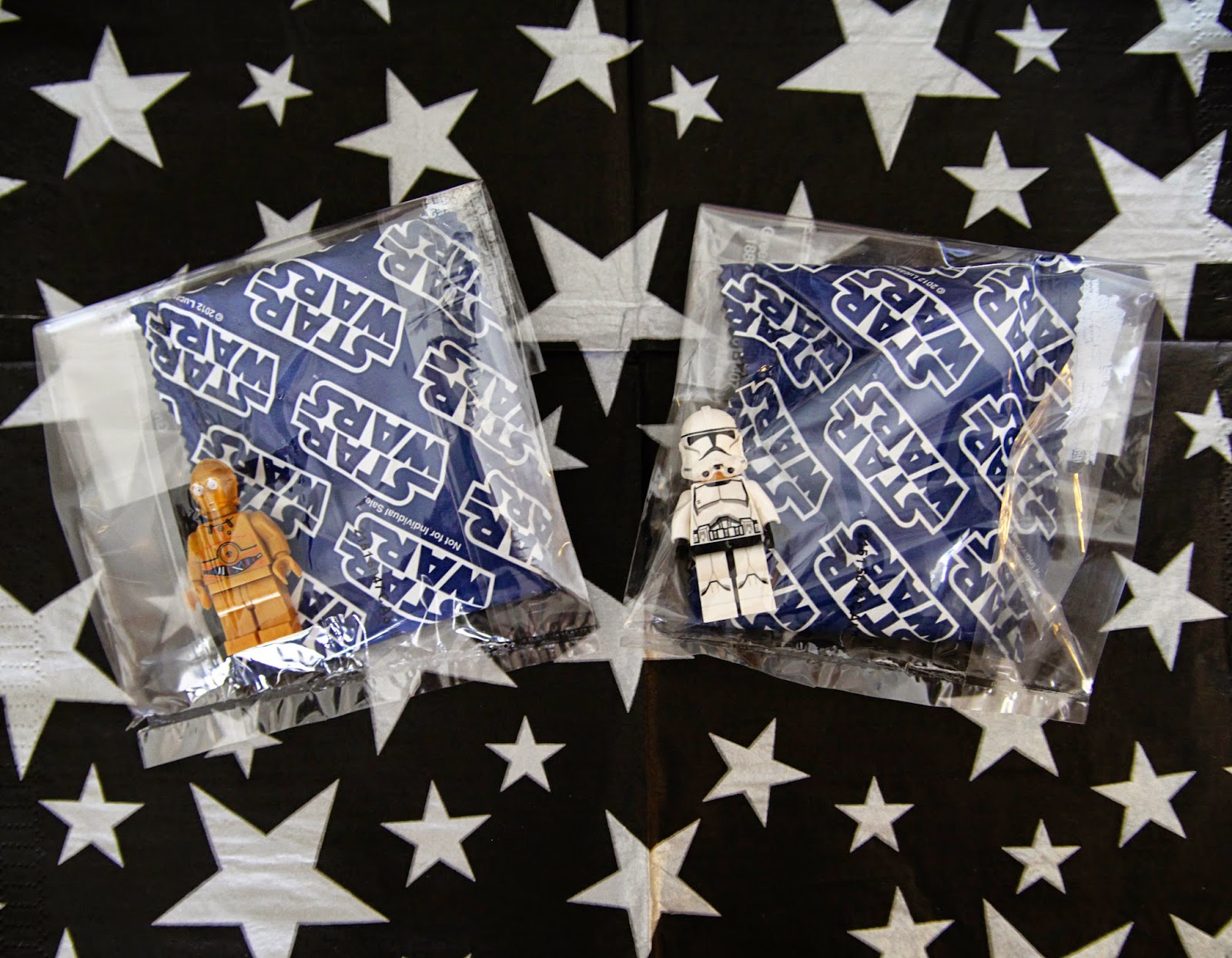 Star Wars Lego clear party favor bags