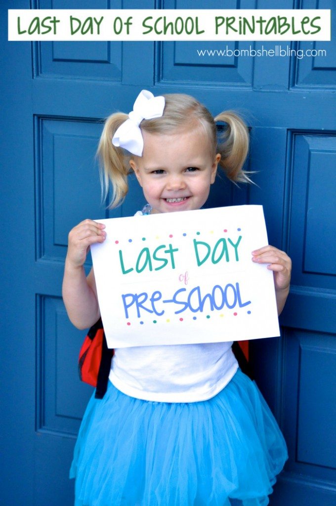 FREE Last Day of School Printables