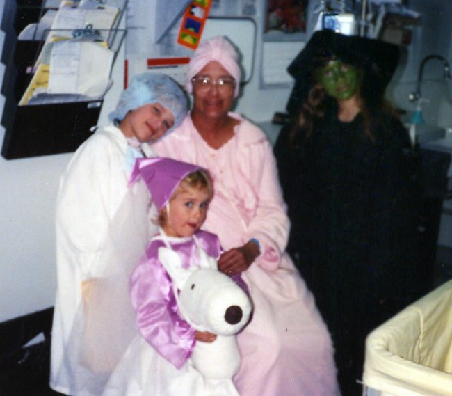 Mom Halloween in the Hospital