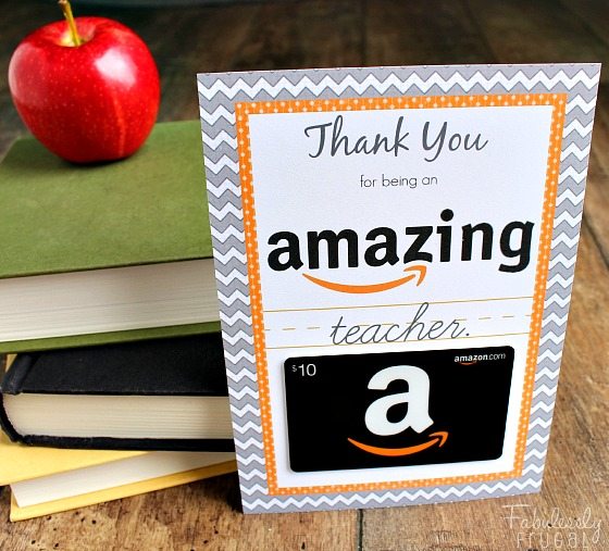 *amazing amazon-gift-card-teacher-gift