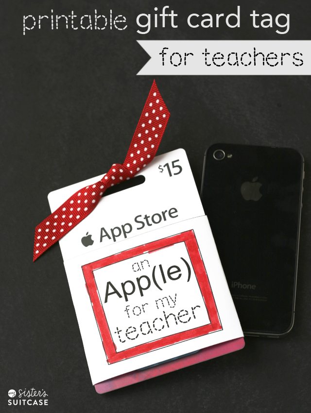 * app(le) printable-gift-card-holder