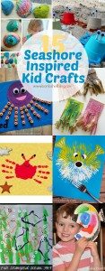 15 Seashore Inspired Kid Crafts