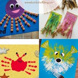 15 Seashore Inspired Kid Crafts