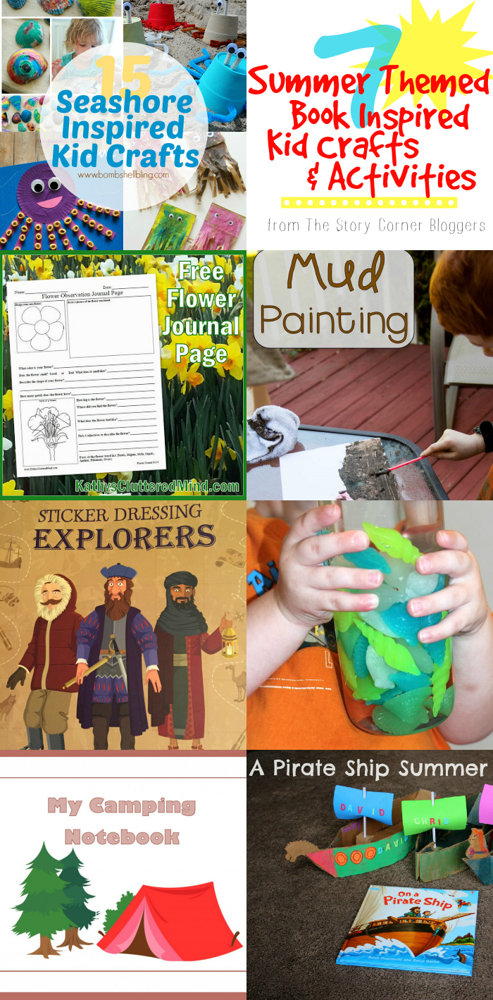 7 book inspired kid crafts and activities that are PERFECT for beating summer boredom!