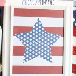 4th of July Printable