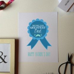 World’s Greatest Dad Cards and Printable