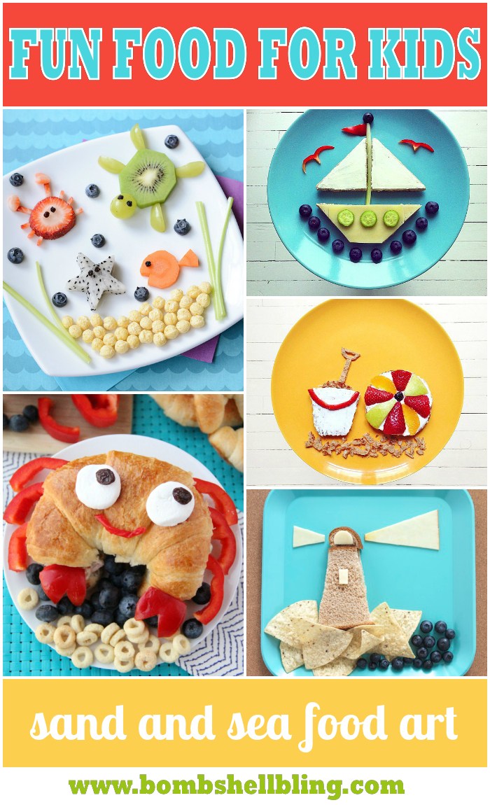 Food art for kids is perfect for summer creativity, as kids can build it themselves! Get inspiration from these fabulous ideas!