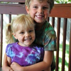 Tips for Doing Tie Dye with Very Young Children