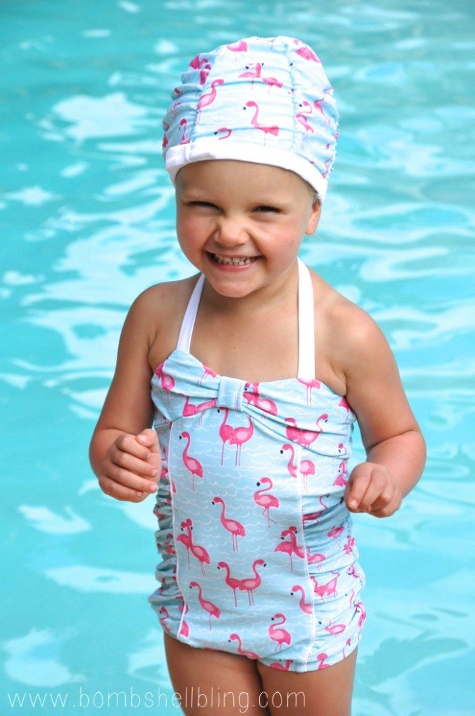 Janie and Jack Flamingo Swimsuit