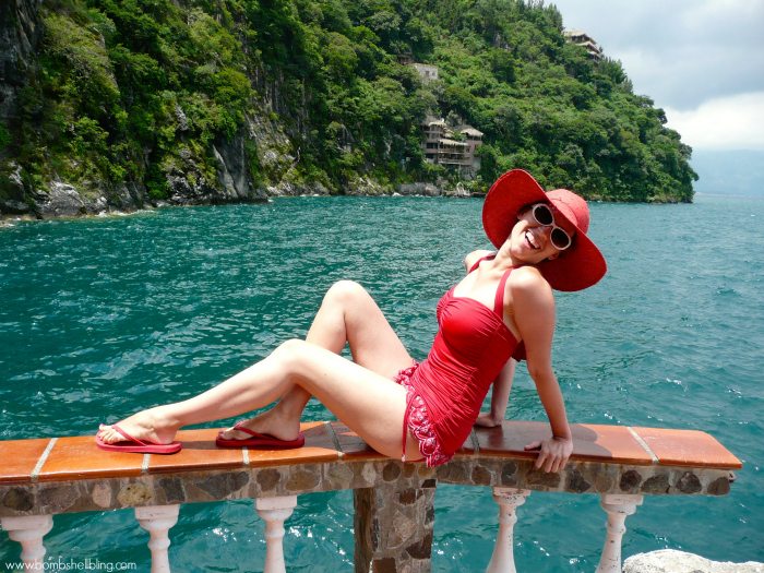 Juicy Couture Red One Piece Swimsuit