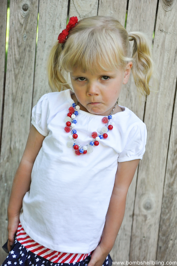 Patriotic Bauble Necklace-2