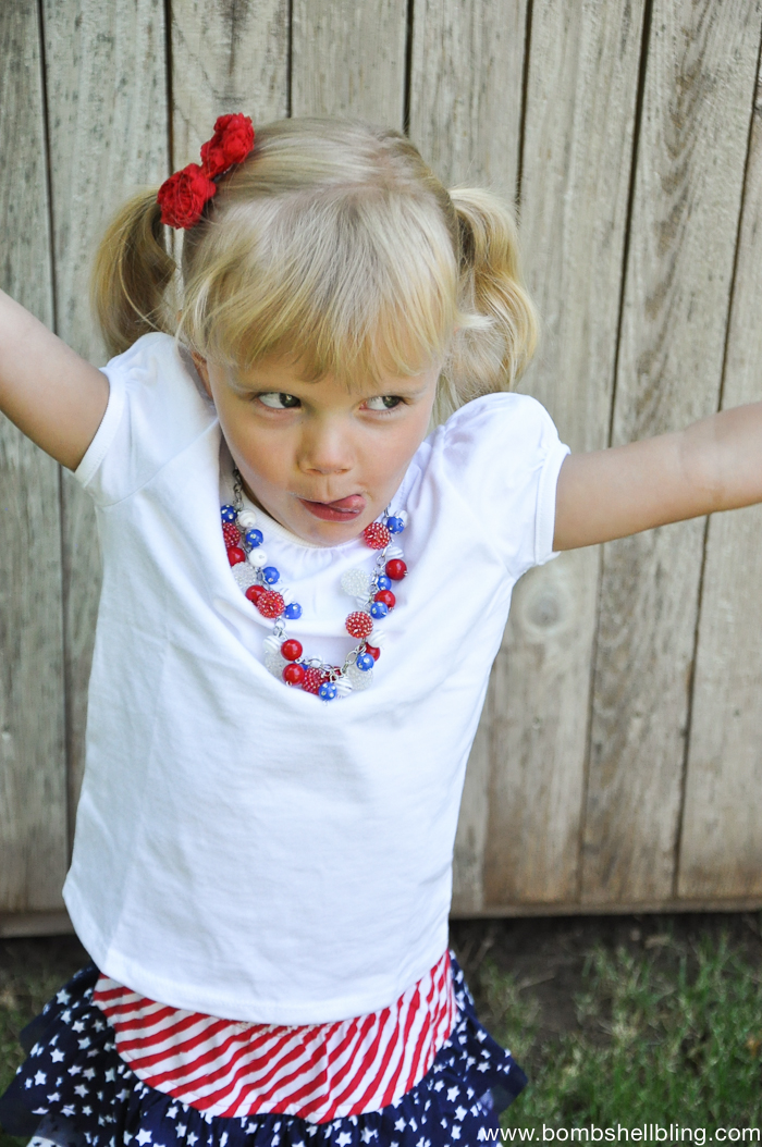 Patriotic Bauble Necklace-3