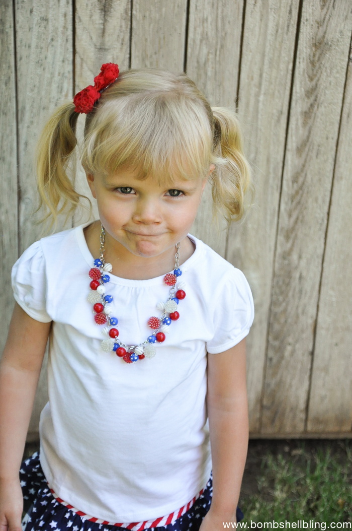 Patriotic Bauble Necklace-4