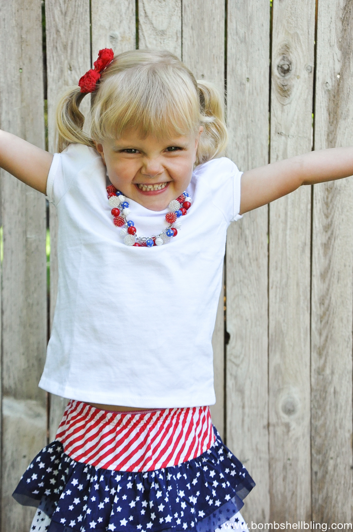 Patriotic Bauble Necklace-5