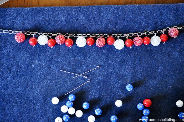Patriotic Bauble Necklace Tutorial-13