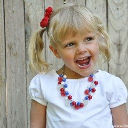 Patriotic Bauble Necklace Tutorial
