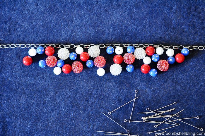 Patriotic Bauble Necklace Tutorial-6